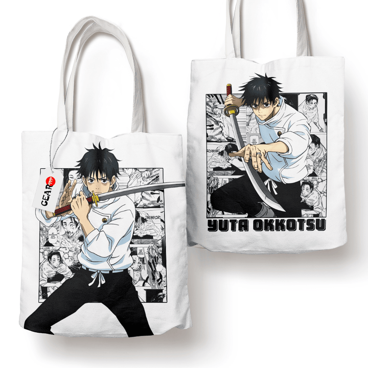 Yuta Okkotsu Tote Bag Anime Personalized Canvas Bags- Gear Otaku