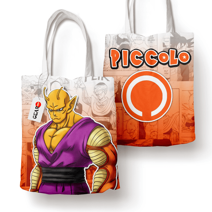 Orange Piccolo Tote Bag Anime Manga Personalized Canvas Bags- Gear Otaku