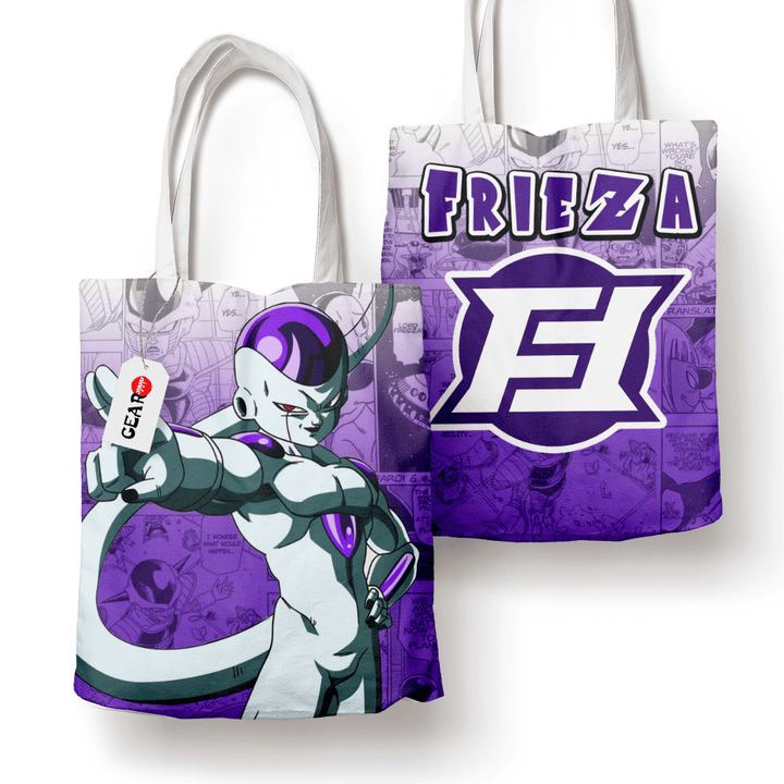 Frieza Tote Bag Anime Manga Personalized Canvas Bags- Gear Otaku