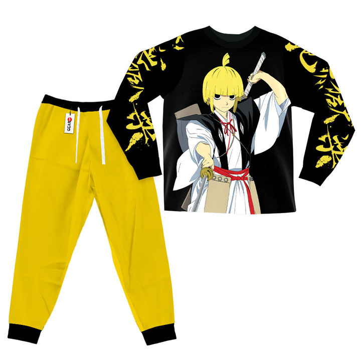 Fuchi Yamada Asaemon Pajamas Set Custom Anime Sleepwear