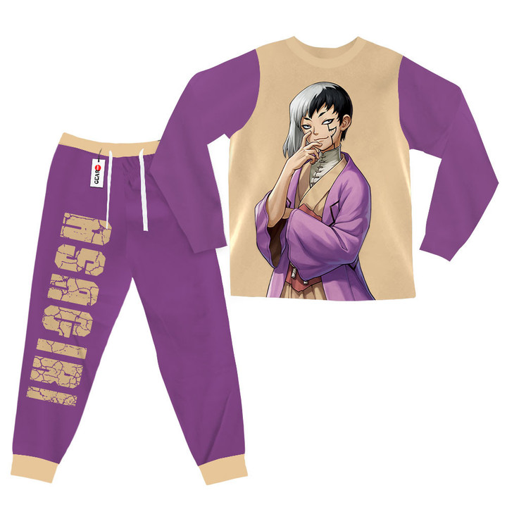 Gen Asagiri Pajamas Set Custom Anime Sleepwear