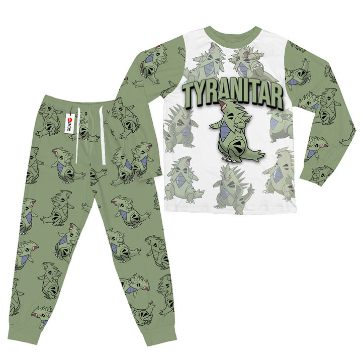 Tyranitar Pajamas Set Custom Anime Sleepwear