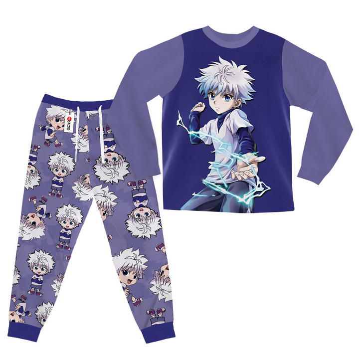 Killua Zoldyck Pajamas Set Custom Anime Sleepwear