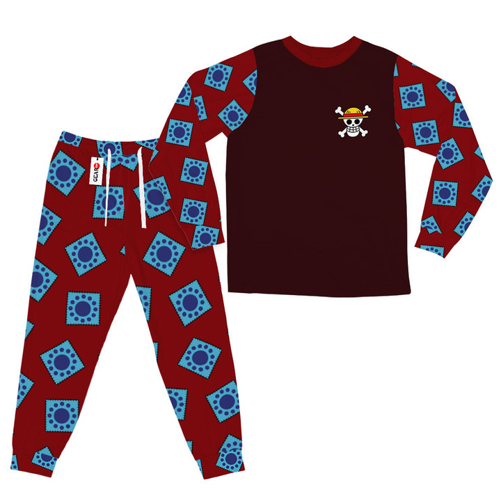 Luffy Wano Arc Pajamas Set Custom Anime Sleepwear
