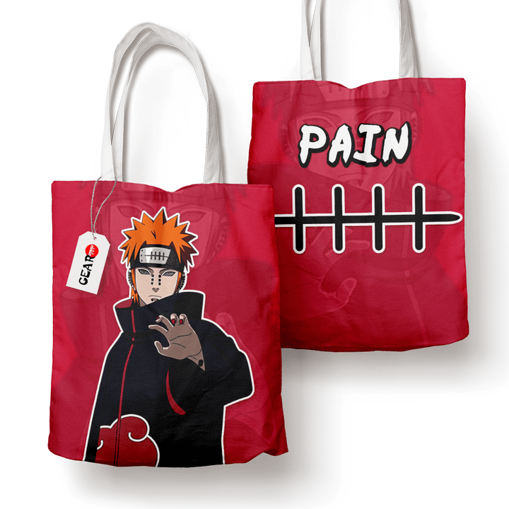 Pain Tote Bag Anime Personalized Canvas Bags- Gear Otaku