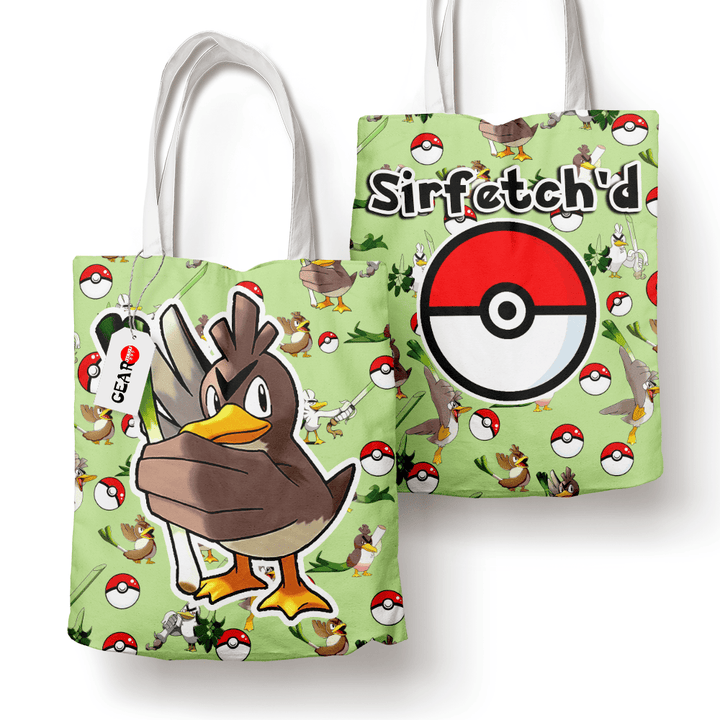 Sirfetch'd Tote Bag Anime Personalized Canvas Bags- Gear Otaku