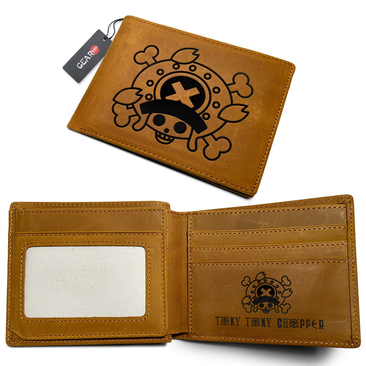 Tony Tony Chopper Anime Symbol Leather Wallet Personalized- Gear Otaku