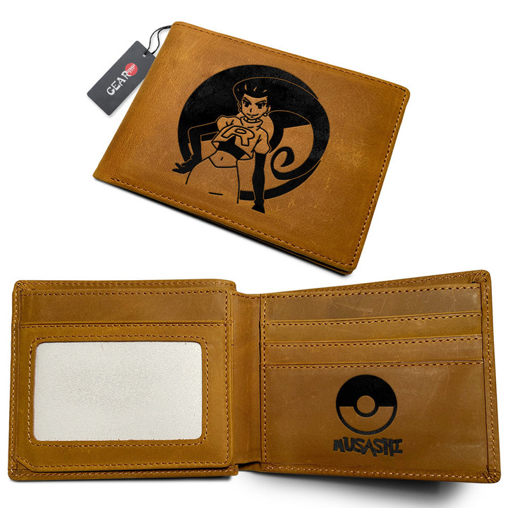 Jessie Musashi Anime Leather Wallet Personalized- Gear Otaku