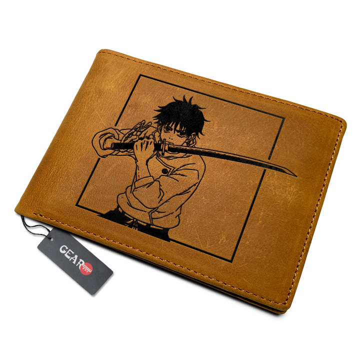 Yuta Okkotsu Anime Leather Wallet Personalized- Gear Otaku