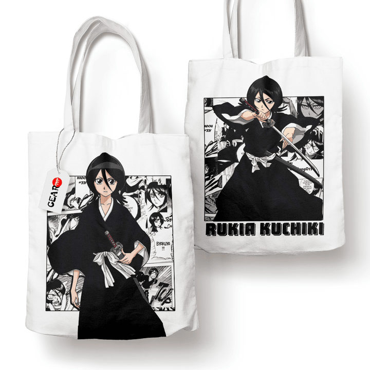 Rukia Kuchiki Tote Bag Anime Personalized Canvas Bags- Gear Otaku