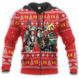 My Hero Academia Ugly Christmas Sweater Santa Anime Xmas Gift VA09 - 6 - GearAnime