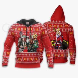 My Hero Academia Ugly Christmas Sweater Santa Anime Xmas Gift VA09 - 3 - GearAnime