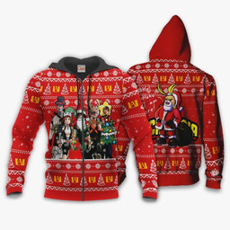 My Hero Academia Ugly Christmas Sweater Santa Anime Xmas Gift VA09 - 2 - GearAnime