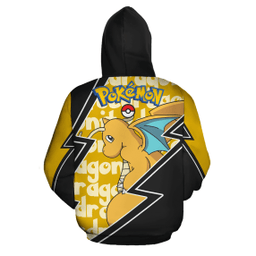 Dragonite Zip Hoodie Costume Pokemon Shirt Fan Gift Idea VA06 - 3 - GearAnime