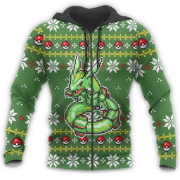 Pokemon Rayquaza Ugly Christmas Sweater Custom Xmas Gift - 7 - GearAnime