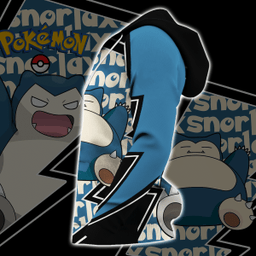 Snorlax Zip Hoodie Costume Pokemon Shirt Fan Gift Idea VA06 - 4 - GearAnime