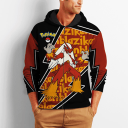 Blaziken Zip Hoodie Costume Pokemon Shirt Fan Gift Idea VA06 - 2 - GearAnime