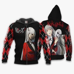 Ririka Momobami Hoodie Shirt Kakegurui Anime Zip Jacket GearAnime