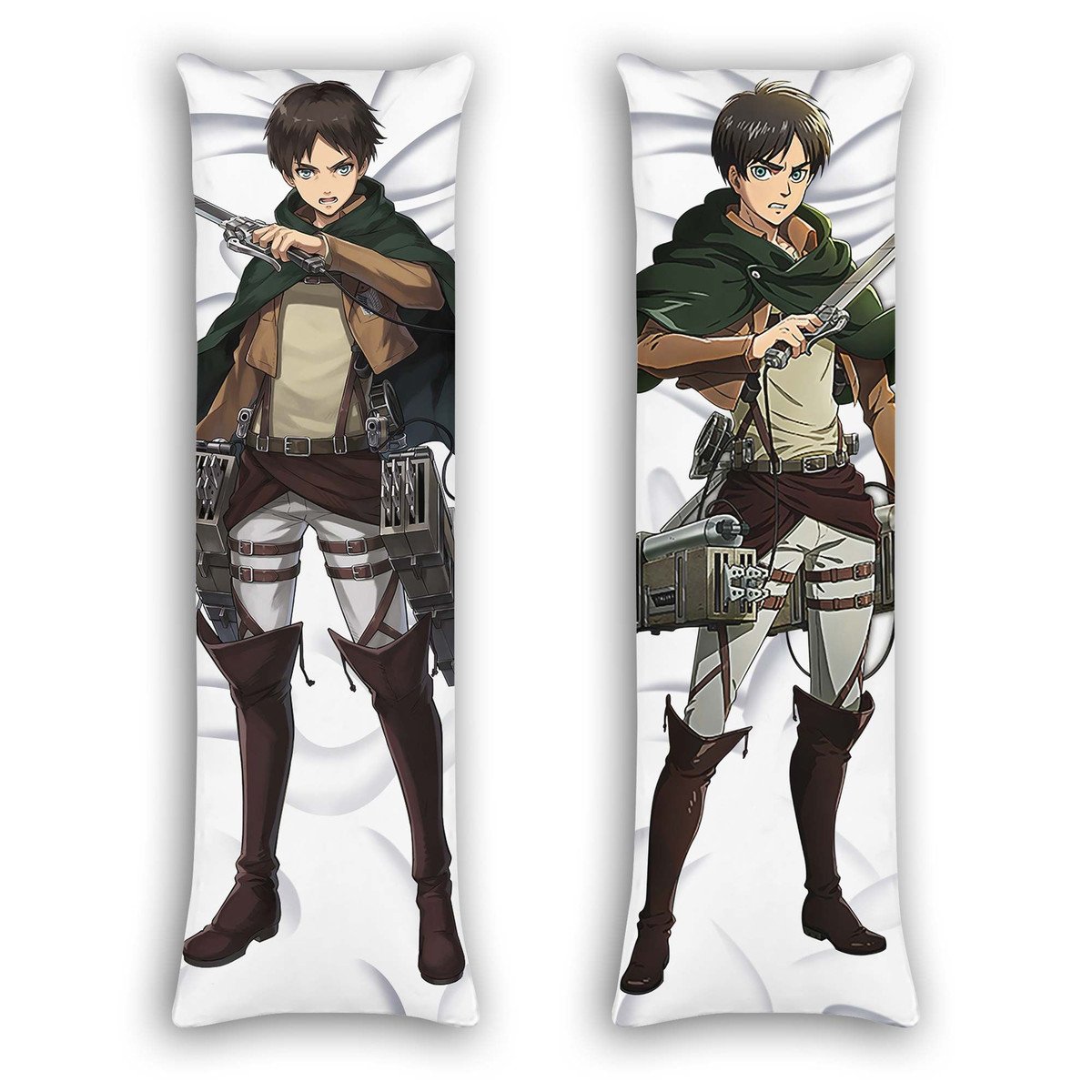 Eren Jaeger Body Pillow Cover Custom Attack On Titan Anime Gifts-Gear Otaku