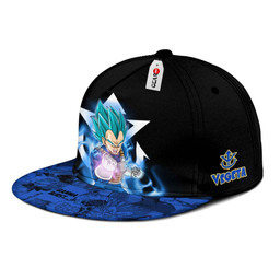 Vegeta Blue Cap Hat Custom Anime Dragon Ball Snapback-Gear Otaku