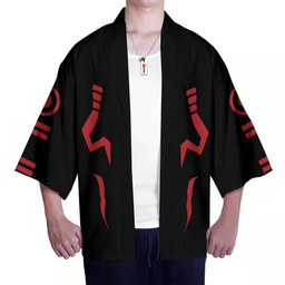 Ryomen Sukuna Costume Kimono Custom Jujutsu Kaisen Anime Merch Clothes Black and Red Style HA10102102-3-Gear-Otaku