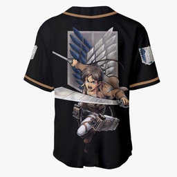 Eren Yeager Jersey Shirt Custom Attack On Titan Anime Merch Clothes VA240122402-3-Gear-Otaku