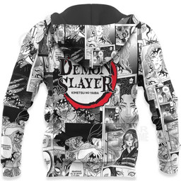 Demon Slayer Anime Mix Manga Hoodie Shirt Muzan Kibutsuji Jacket - 7 - GearAnime