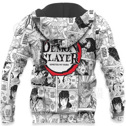 Inosuke Hashibira Demon Slayer Anime Mix Manga Hoodie Shirt - 7 - GearAnime