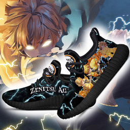 Demon Slayer Zenitsu Agatsuma Reze Shoes Custom Anime Sneakers - 3 - GearAnime