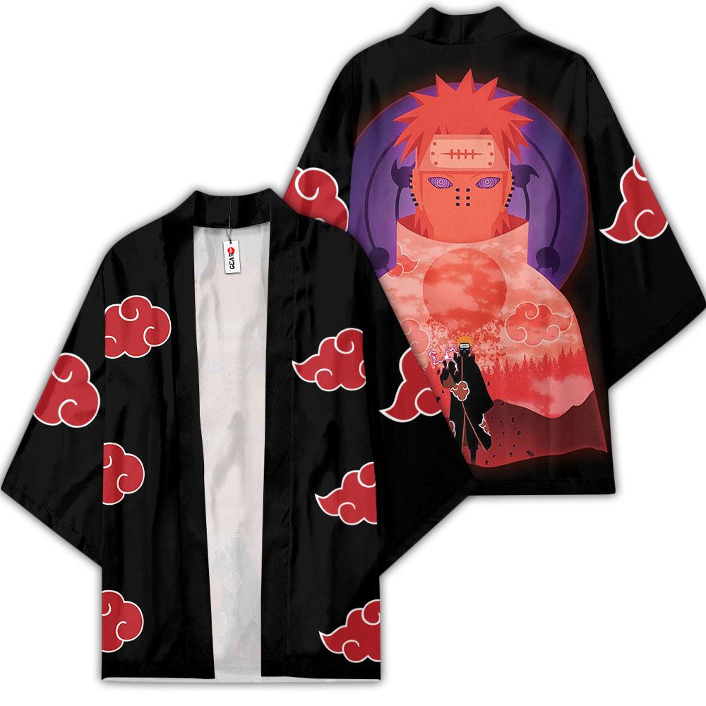 Akatsuki Pain Kimono Custom Anime Naruto Merch Clothes - Gear Otaku