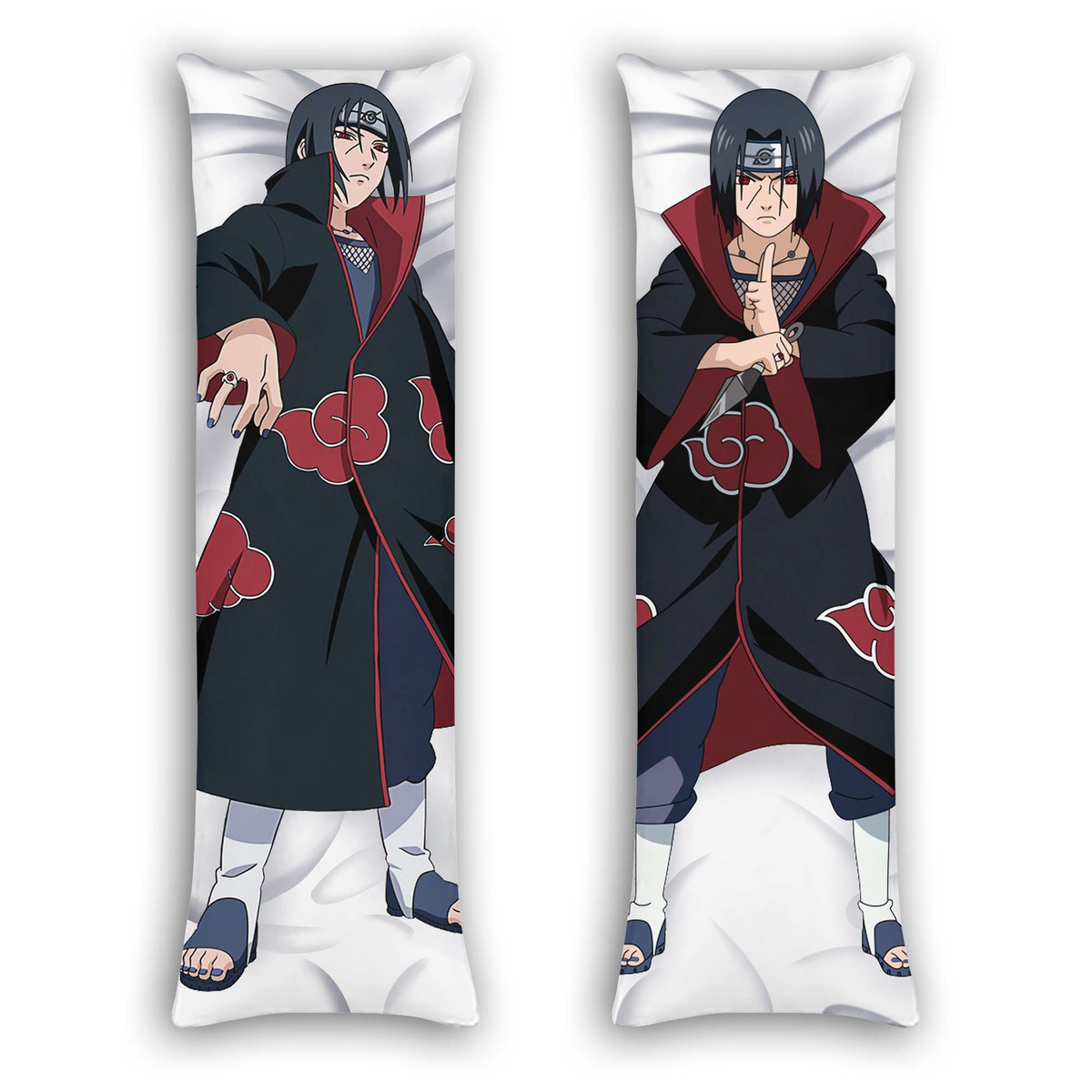 Akatsuki Itachi Body Pillow Cover Custom Naruto Anime Gifts-Gear Otaku