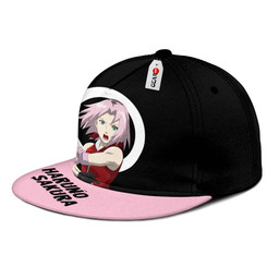 Sakura Haruno Snapback Hat Custom Naruto Anime Hat-Gear Otaku