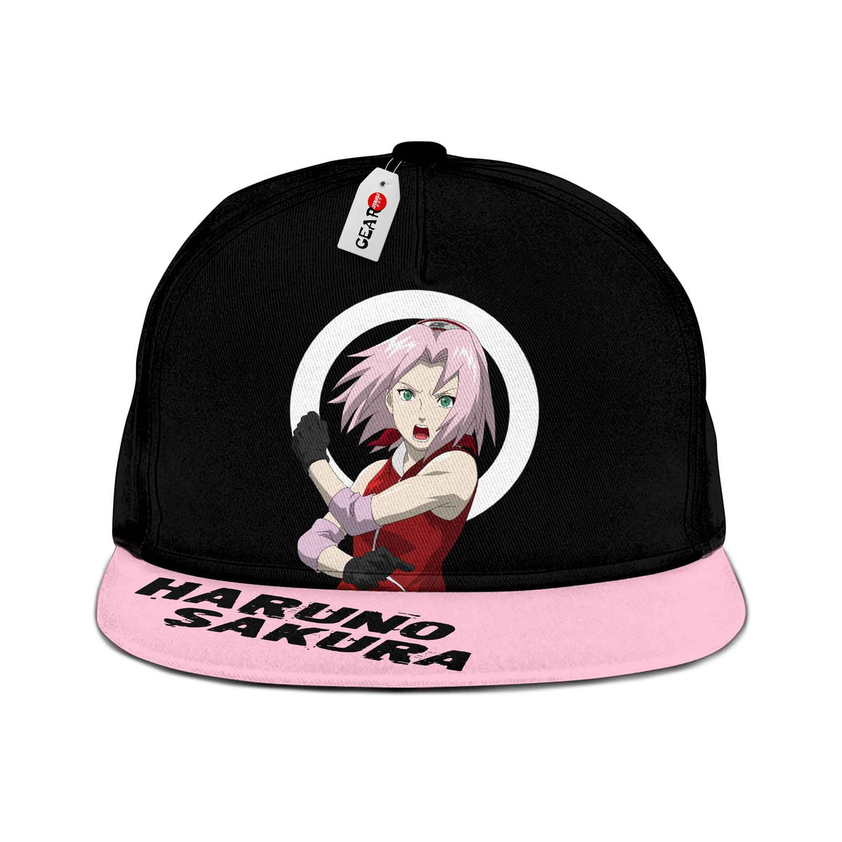 Sakura Haruno Snapback Hat Custom Naruto Anime Hat-Gear Otaku