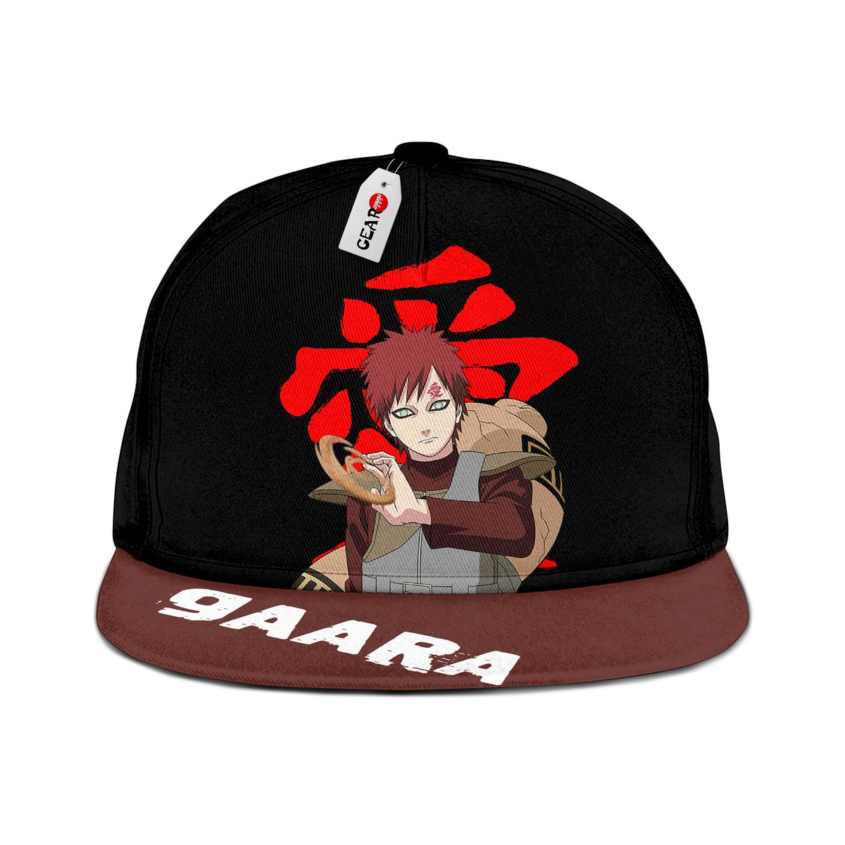 Gaara Snapback Hat Custom Naruto Anime Hat-Gear Otaku