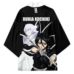 Rukia Kuchiki Kimono Custom Anime Bleach Merch Clothes-4-Gear-Otaku
