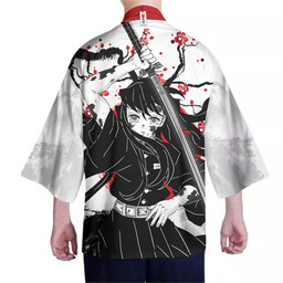 Muichiro Tokito Kimono Custom Kimetsu Anime Haori Merch Clothes Japan Style HA090222110-4-Gear-Otaku