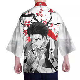 Gyomei Himejima Kimono Custom Kimetsu Anime Haori Merch Clothes Japan Style HA090222113-4-Gear-Otaku