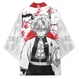 Shinazugawa Sanemi Kimono Custom Kimetsu Anime Haori Merch Clothes Japan Style HA090222124-2-Gear-Otaku
