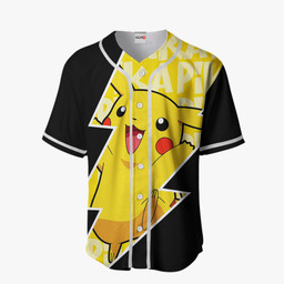 Pikachu Jersey Shirt Custom Pokemon Anime Merch Clothes for Otaku VA250122101-2-Gear-Otaku