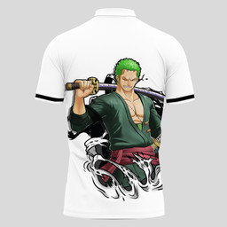 Roronoa Zoro Polo Shirt Custom Anime One Piece Merch Clothes for Otaku TT28042210106-3-Gear-Otaku