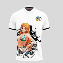 Nami Polo Shirt Custom Anime One Piece Merch Clothes for Otaku TT28042210111-2-Gear-Otaku