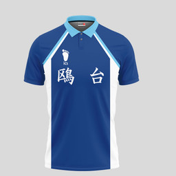 Kamomedai Uniform Polo Shirts Custom Haikyuu Anime Merch Clothes Gift Ideas for Otaku VA1105221016-2-Gear-Otaku