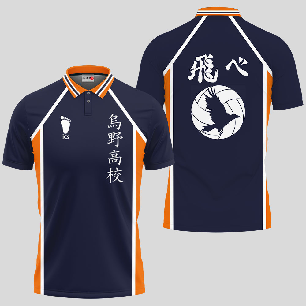 Nohebi Uniform Polo Shirts Custom Haikyuu Anime Merch Clothes Gift Ideas for Otaku-1-gear otaku