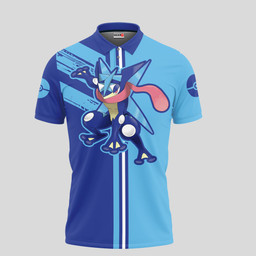 Greninja Polo Shirts Custom Pokemon Anime Merch Clothes Gift Ideas for Otaku TT28042260114-2-Gear-Otaku