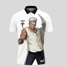 Scar Polo Shirts Custom Fullmetal Alchemist Anime Merch Clothes VA1105223013-2-Gear-Otaku