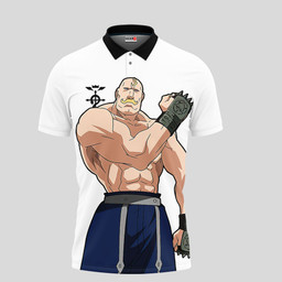 Alex Louis Armstrong Polo Shirts Custom Fullmetal Alchemist Anime Merch Clothes VA110522303-2-Gear-Otaku