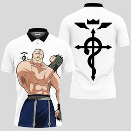 Ling Yao Polo Shirts Custom Fullmetal Alchemist Anime Merch Clothes-1-gear otaku