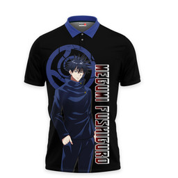 Megumi Fushiguro Polo Shirts Jujutsu Kaisen Custom Anime Merch Clothes Otaku Gift Ideas VA110522404-2-Gear-Otaku