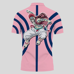 Akaza Polo Shirts Kimetsu Custom Anime Merch Clothes Otaku Gift Ideas TT28042290119-3-Gear-Otaku