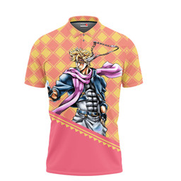 Caesar Anthonio Zeppeli Polo Shirts JJBA Custom Anime Merch Clothes Otaku Gift Ideas TT29042210106-2-Gear-Otaku